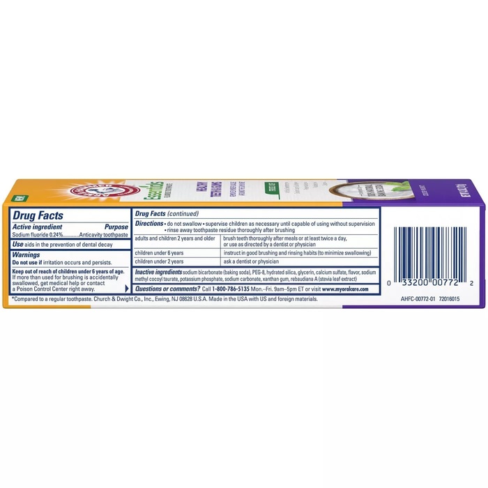 ARM & HAMMER ESSENTI TEETH&GUM T/P 4.3OZ