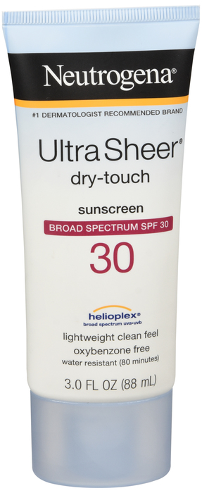 Neutrogena Ultra Sheer Dry-Touch Water Resistant SPF 30 Sunscreen Lotion 3oz