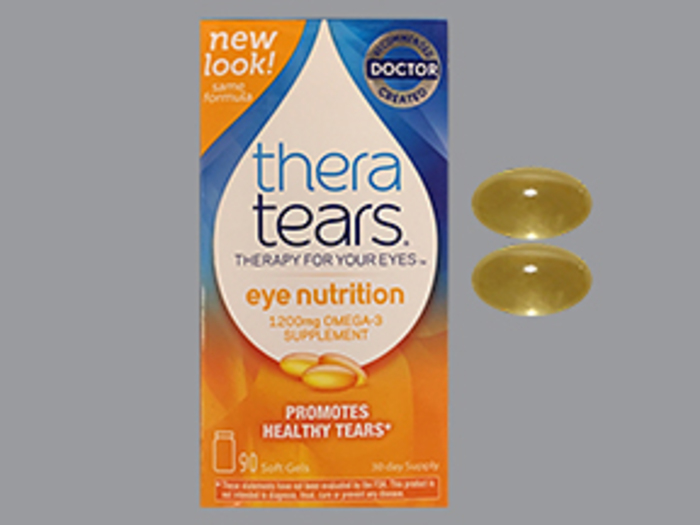 TheraTears Nutrition Omega-3 1200mg Capsules 90ct