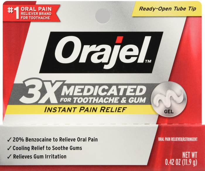 Orajel Maximum Strength Gel Oral Pain Reliever 0.42oz