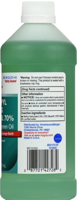 Good Neighbor Pharmacy Alcohol Isopropyl 70% Wintergreen Liquid 12x16oz