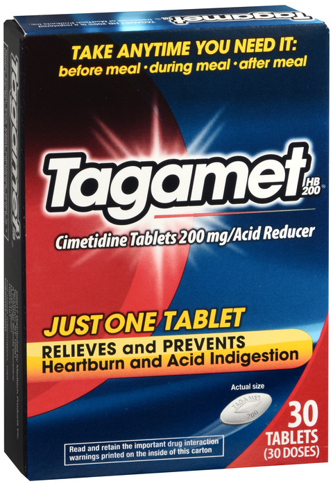 Tagamet HB 200mg Acid Reducer Tablets 30ct