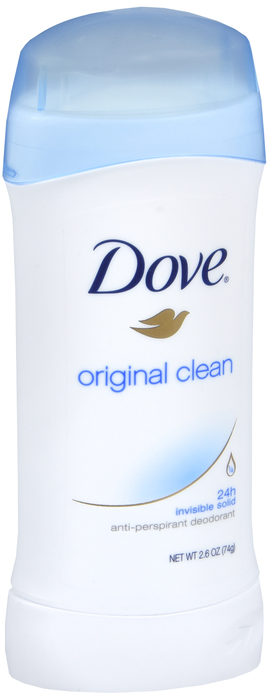 Dove Original Clean Invisible Solid Antiperspirant Deodorant 2.6oz