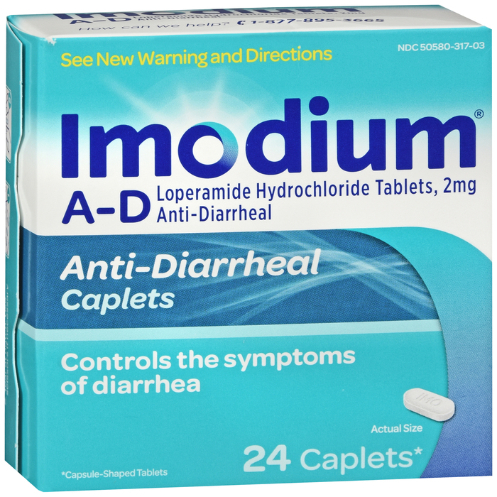 Imodium A-D Anti-Diarrheal Relief Caplets 24ct