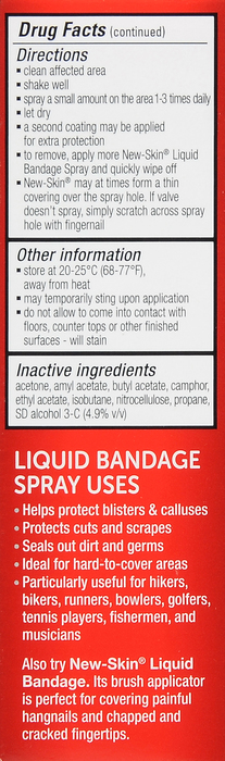 New Skin Liquid Bandage Spray 1.0oz