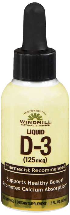 VITAMIN D-3 125MCG 2OZ WINDMILL