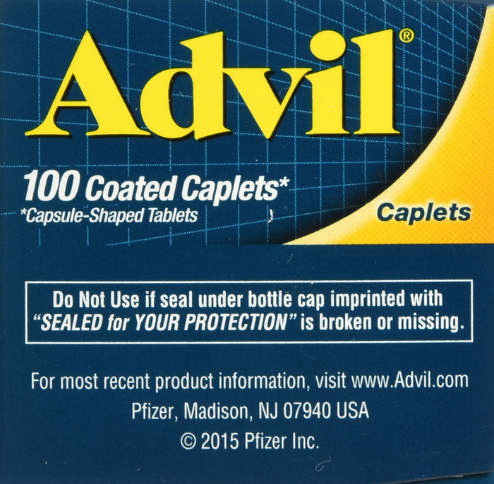 Advil Pain Reliever/Fever Reducer 200mg Caplets 100ct