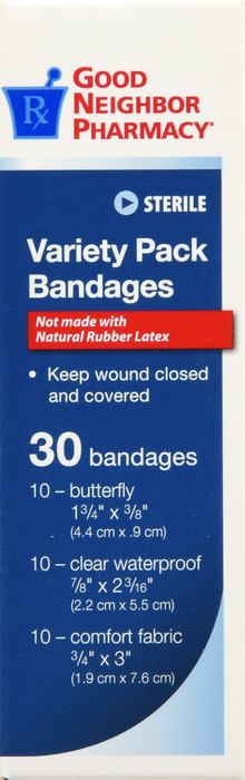 Good Neighbor Pharmacy Variety Pack Bandages 30ct