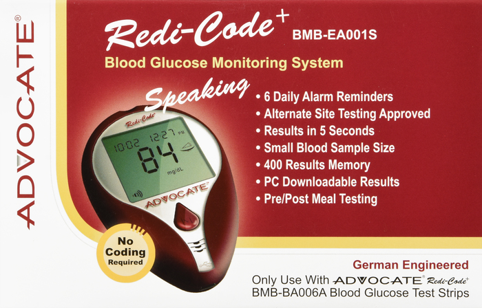 ADVOCATE REDICODE TALK GLUCOSE METER DS