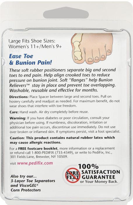 PEDIFIX BUNION RELIEVERS POD CH L DS