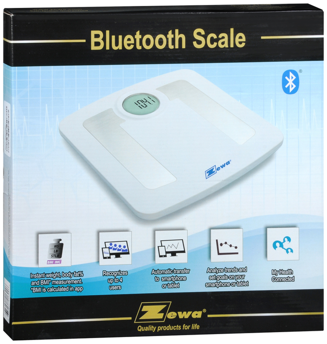 SCALE W/BODY FAT BLUETH 400LB CAPACITY