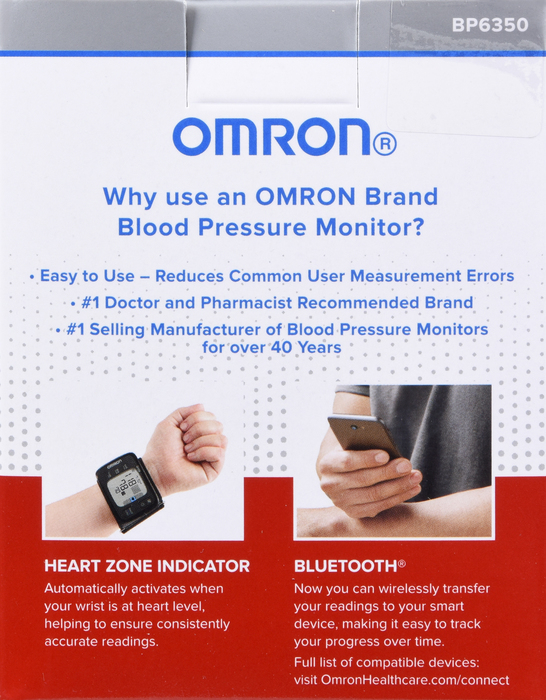 Omron 7 Series Wireless Wrist Blood Pressure Monitor 1ct