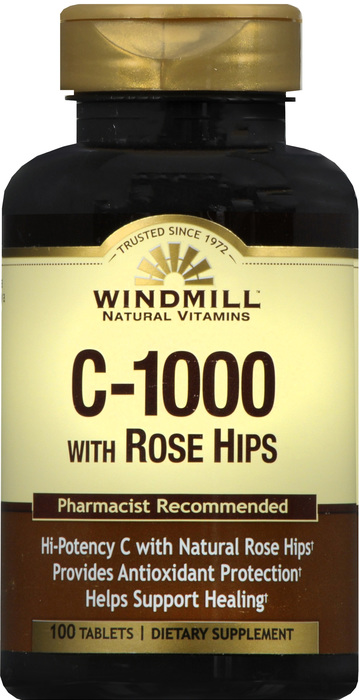 VIT C 1000MG ROSE HIP TAB 100CT WINDML