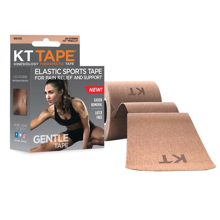 KT Tape Elastic Sports Gentle Beige Strips 20ct