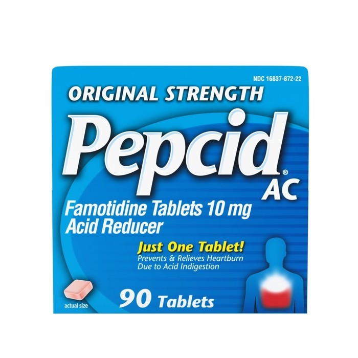 PEPCID AC 10 MG TAB 90