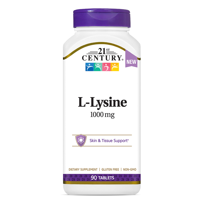 21st Century L-Lysine 1000 mg Tablets 90ct