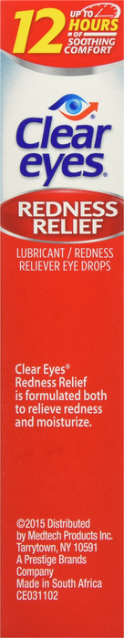 Clear Eyes Redness Relief Drops 1oz