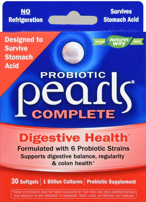 Pearls Complete Probiotic Digestive Health Softgels 30ct