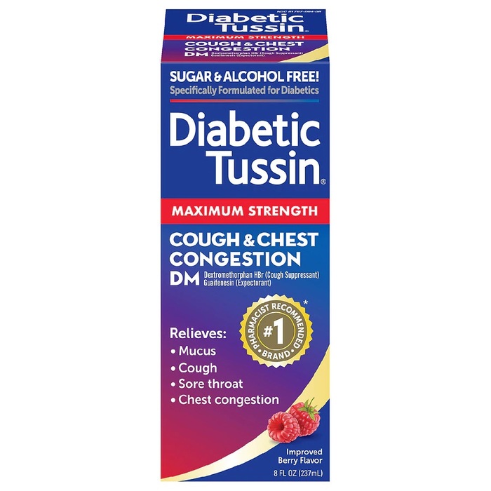 DIABETIC TUSSIN DM MAX STRENGTH LIQ 8OZ