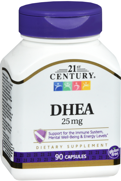 21st Century DHEA-25mg Capsules 90ct