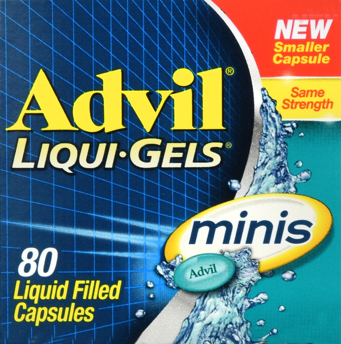 Advil Ibuprofen Pain Reliever/Fever Reducer 200mg Liqui-Gel Minis 80ct