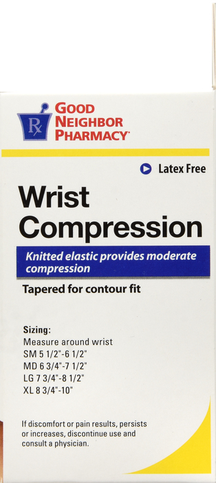 Good Neighbor Pharmacy Wrist Compression Beige Small 1ct