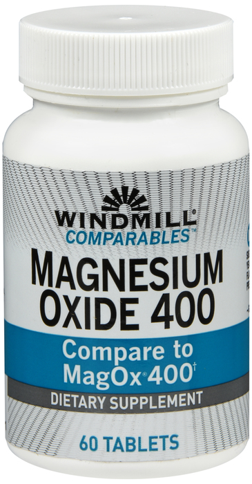 Windmill Magnesium Oxide 400mg Tablets 60ct