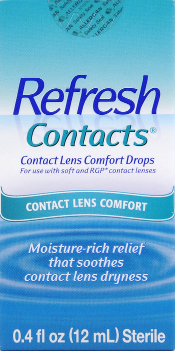 Refresh Contact Lens Comfort Moisture Drops 12ml