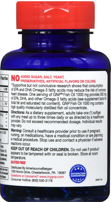 Good Neighbor Pharmacy Fish Oil 1000mg Softgels 60ct