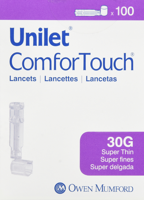 Unilet ComforTouch Lancets 30 G 100ct