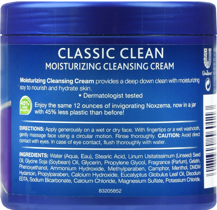 NOXZEMA DEEP CLEAN MOIST CREAM 12OZ