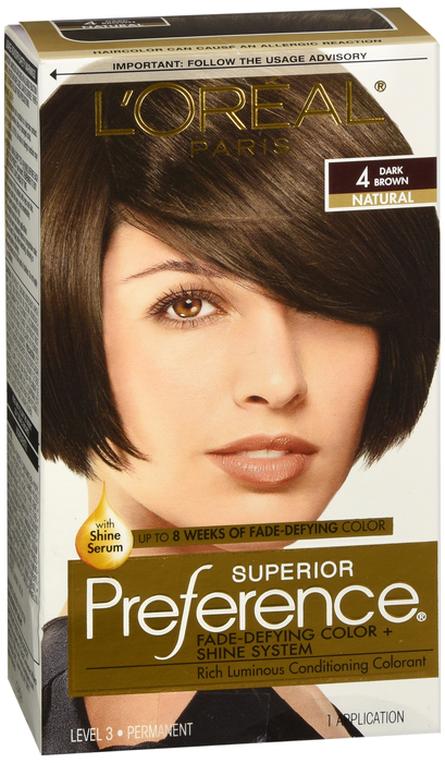 L'Oreal Paris Superior Preference Dark Brown Permanent Hair Color 1ct