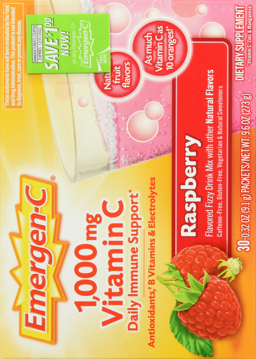 Emergen-C 1000mg Vitamin C Powder Packets 30ct