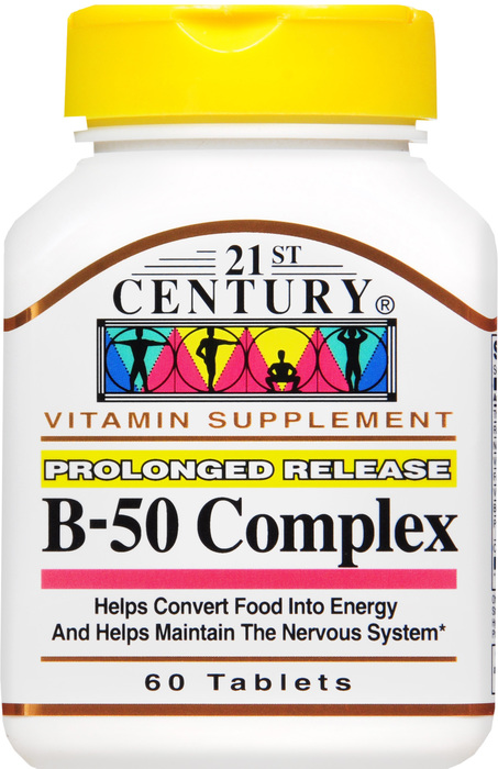 21st Century B-50 Complex Prolonged Release Tablets 60ct