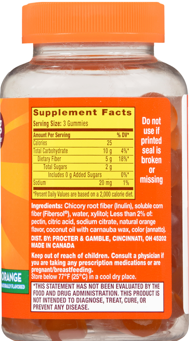 Metamucil Fiber Supplement Gummies 72ct