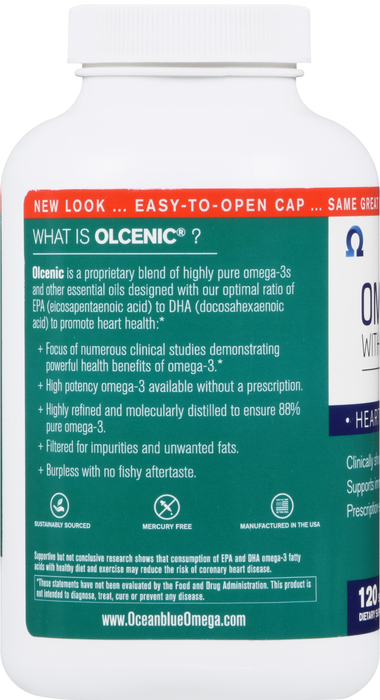 OceanBlue Omega-3 2100mg with Vitamin D Softgels 120ct