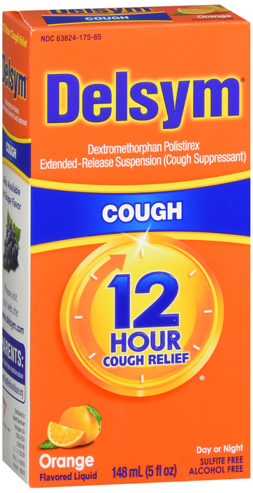 Delsym 12 Hour Cough Relief Orange Flavored Liquid 5oz