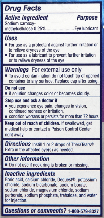 TheraTears Dry Eye Therapy Lubricant Eye Drops 15ml