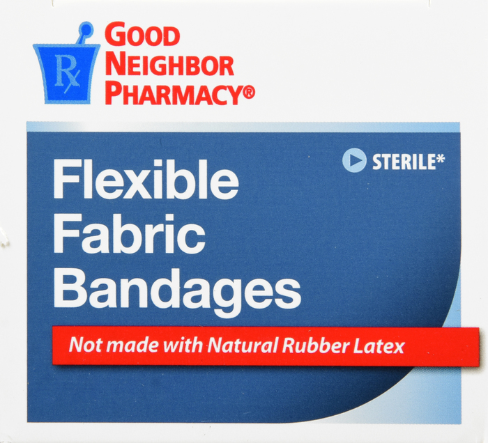 Good Neighbor Pharmacy Bandages Flexible Fabric Value Size 100ct