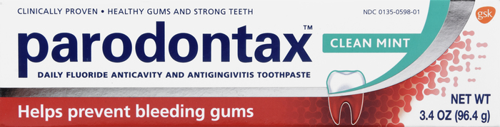 Parodontax Clean Mint Gingivitis Toothpaste for Bleeding Gums 3.4oz