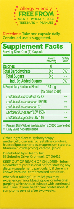 CULTURELLE DIGESTIVE HEALTH WMN CAP 30CT