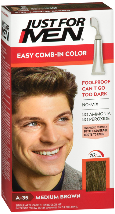 Just for Men AutoStop Hair Color Medium Brown 1ct