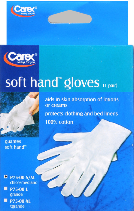 Carex Soft Hand Gloves, Small/Medium 1ct