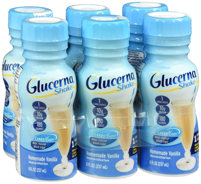 Glucerna Liquid Vanilla Shake 6x8oz