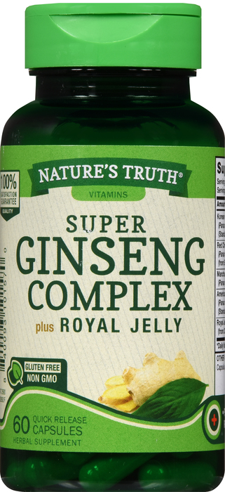 GINSENG COMPLEX CAP 60CT NAT TRUTH