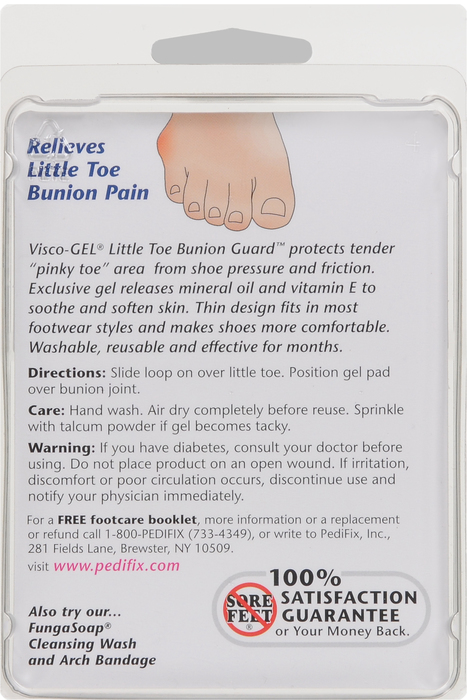 PEDIFIX BUNION GUARD LITTLE TOE VISCO DS