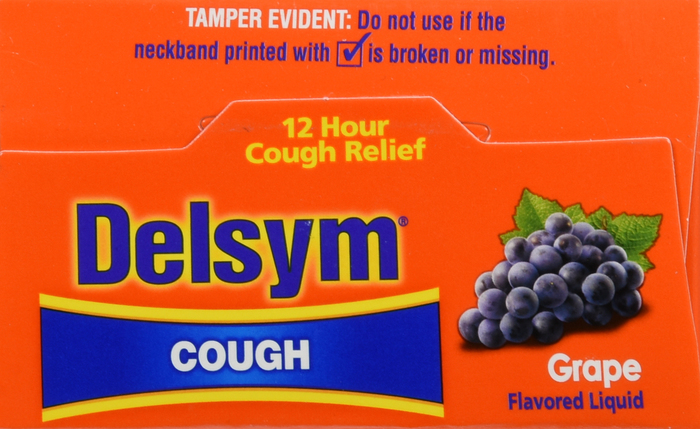 Delsym 12 Hour Extended Release Cough Suppressant Grape 5oz