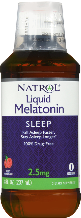 Natrol Melatonin 2.5mg Berry Liquid 90ct