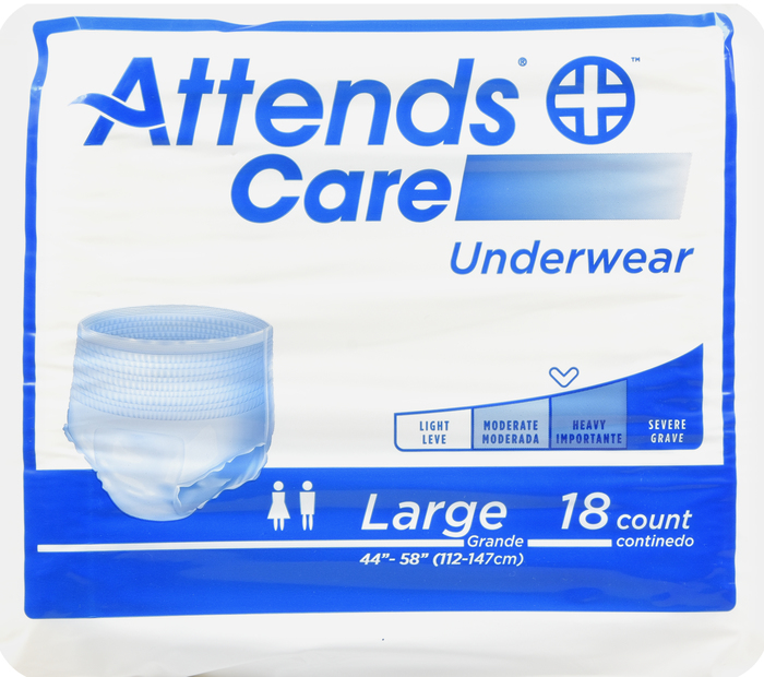 Attends Care Underwear Large 4x18ct