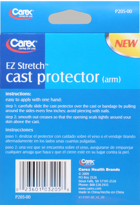 Carex E-Z Stretch Cast Protector, Arm 1ct